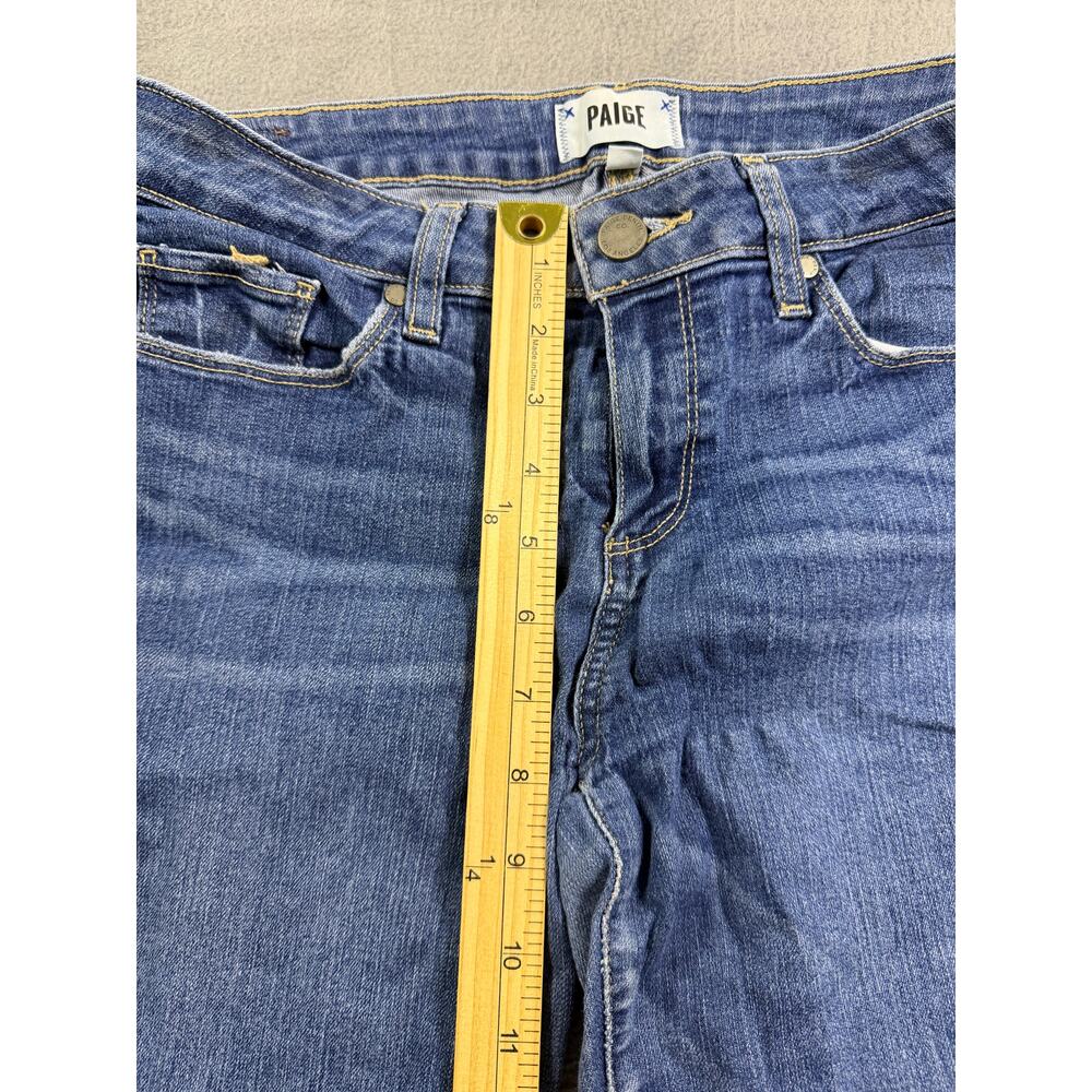 PAIGE Denim Skyline Skinny Jeans Womens Size 29 Medium Wash Blue Stretch Premium - Picture 4 of 5